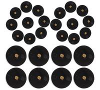NOLITOY 50pcs Plastic Multipurpose Pin Back Lapel Pin Backs Keeper with Well Secured Locking Clasp Easy Grasp for DIY Craft Projects and Jewelry Making in Black