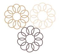 NOLITOY 50pcs Seamless Elastic Hair Rings for Women and High Elasticity Ponytail Holders and Hair Tie Bracelets Plastic Resin Bands and Styles Fashionable Accessories for Casual and Formal