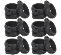 NOLITOY 50pcs Silicone Lanyard Rings for Key Ring and USB Stick Lightweight Circular Phone Hanging with Adjustable Loop for Work and Meals Smooth and Fashionable Design