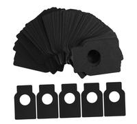 NOLITOY 50pcs Wine Bottle Neck Hanging Tags Double-Sided Kraft Paper Labels for Wine Cellar Organization Vintage Year Identification and Tasting Notes Tags