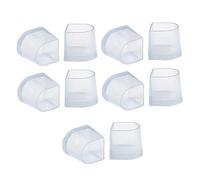 NOLITOY 5Pair High Heel Protectors for Shoes Antiskid and Abrasion Resistant Covers S White for Dancing Protects Heels from Sinking Into Grass and Mud Reusable