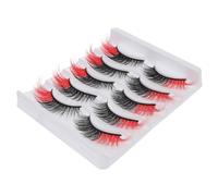 NOLITOY 5pairs Artificial Eyelashes Fake Eyelashes for Women Classic Lashes for Natural and Half Eye Makeup Looks