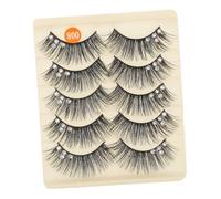 NOLITOY 5pairs False Eyelashes for Women Natural Wispy Extensions Lightweight Makeup Accessories for Parties Weddings and Special Occasions for Friends and Family