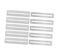 NOLITOY 5pairs Metal Guitar Fretboard Protector Shield for Fret Maintenance Accessories Fingerboard Repair Kit for Cleaning and Polishing