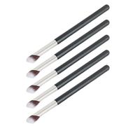 NOLITOY 5pcs Angled Under Eye Concealer Brush Flat Mini Foundation Applicator for Precision Makeup Blending Contouring Targeted Coverage Face Concealer Brushes