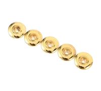 NOLITOY 5pcs Bass Guitar String Retainer Set Zinc Alloy String Tree Guides for Electric Bass Guitar Universal Compatibility with Lock Buckle Hardware for Optimized Tone