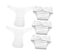 NOLITOY 5pcs Cotton Diapers Reusable Nappy Liners Washable Inserts for Cloth Diapers and Swim Covers Booster Pads Size s