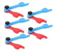 NOLITOY 5pcs DIY Clock Hands Plastic Pointers for Educational Clock Red Blue for Fine Motor Skill Development and Interactive Learning for S Table Games and Bonding