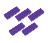 NOLITOY 5pcs Double-Sided Pu Foot Pumice Stones Pedicure Tools Callus Remover Ergonomic Design for Dead Skin Removal and Skin Health Suitable for People Who Walk or Stand Long
