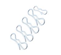 NOLITOY 5Pcs Durable Cotter Pin Practical Alloy Steel Bow Tie Lock Pins for Engineering Use Corrosion Resistant and Stable Various for Replacement