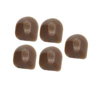 NOLITOY 5pcs Flute Button Bricks Mute Pads Made of Colloid Material with Easy Installation for Portable Flute Accessories Suitable for Players