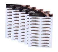 NOLITOY 5pcs Hair-like Eyebrow Tattoo Stickers Natural Fake Brow Transfers for Women Realistic Imitation Eyebrow Makeup for Thyroid Hair Loss