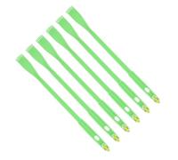 NOLITOY 5pcs Manual Roller Back Massager and Back Scratcher Set with Green Handles, Multi-Functional Body and Shoulder Massage Tool for Itch Relief and Muscle Relaxation
