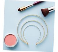 NOLITOY 5pcs Metal Three Layer Goddess Crown Headband Sturdy Iron Baroque Headpiece with Smooth Edges Comfortable Fit Hair Accessory for Womens Vintage Hairstyles Cosplay Proms Weddings