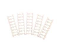 NOLITOY 5pcs Miniature Fence Flexible Mini Garden Decoration for Dollhouse and Micro Landscape Easy Assembly Railing for Creative Model Village Scenes