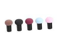 NOLITOY 5pcs Mushroom Shape Powder Puff Set, Soft Cosmetic Makeup Sponge for Wet and Dry Application, Multi-color Face Blending Tool for Foundation and Powder, Suitable for Random Color
