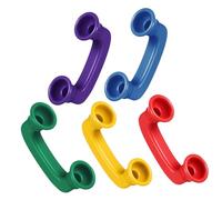 NOLITOY 5pcs Portable Pretend Play Whisper Phones for Phonics Practice Sturdy Abs Handsets in Bright Colors Engaging Literacy Support Tools for Speech Therapy and Homeschooling Supplies