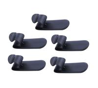 NOLITOY 5pcs Portable Wall-Mount Umbrella Hooks Self-Adhesive Storage Clips for Car and Home Space-Saving Organizer for Umbrella Drainage and Secure Hanging