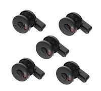 NOLITOY 5pcs Public Toilet Door Lock with Occupancy Indicator Plastic Privacy Partition Lock for Bathroom Cubicles Easy Install for Airports Offices Malls
