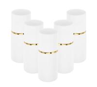 NOLITOY 5pcs Refillable Sponge Applicator Bottle Empty Plastic Container for Cosmetic Essential Oil Makeup Applying Spreading