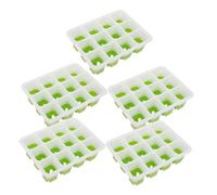 NOLITOY 5pcs Reusable Plant Propagation Trays Cell Seedling Cultivation Pots with Optimized Air and Water Circulation for Indoor Greenhouse Germination and Healthy Root Growth