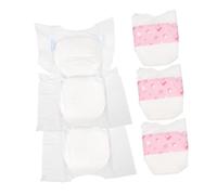 NOLITOY 5pcs Reusable Soft Doll Diapers for Doll Accessories Pretend Play Nappies Role Playing Supplies