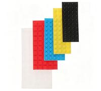 NOLITOY 5pcs Silicone Braille Dot Stickers Self-Adhesive Backing, Raised Tactile Markers for Blind and Elderly, Easy to Use and Remove, Suitable for Boxes and Switches in Schools