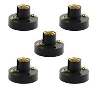 NOLITOY 5Pcs Small Screw Lamp Base for Physics Laboratory Teaching, Circuit Experiment Light Holder, Electrical Lamp Socket for Educational Use Random Color Random Color