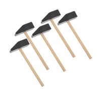 NOLITOY 5pcs Solid Wood Hammer Safe Educational for Enhancing Hand-eye Coordination and Manual Dexterity for Building Blocks and Party Activities