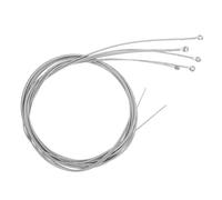 NOLITOY 5pcs Stainless Steel Bass Strings Electric Guitar Replacement Kit Professional Grade for Studio and Live Performances Enhanced Tonal Clarity and Durability