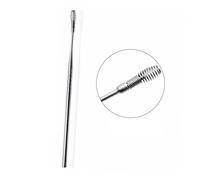 NOLITOY 5pcs Stainless Steel Spring Ear Spoon Skid-Resistant Ear Cleaner for Adults Men Women Portable Household Earwax Removal Tool Silver