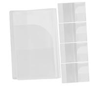 NOLITOY 5pcs Thickened Transparent Passport Cover Matte Rainproof Card Holders for Travel Multi-Card Protector Wallets with Enhanced Wear Resistance for Students and International Trips