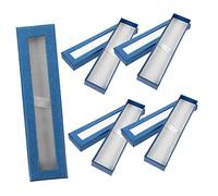 NOLITOY 5pcs Transparent Paper Pen Case Gift for for for Boxes with Clear Window for Fountain Pen Display Versatile Packaging for Adults for Birthdays and Anniversaries