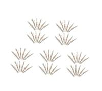 NOLITOY 5sets Hebrew Prayer Mezuzah Scrolls for Doorposts Authentic Jewish Religious Blessing Scrolls with Bible Prayers Lightweight Judaica Home Decor for Housewarming and 12pcs*5