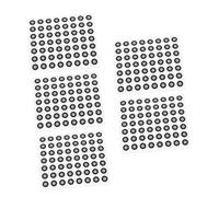 NOLITOY 5sheets Scanner Reflective Marker Points for Scanning Tracking Dots for Alignment Systems Reference Point Markers for Handheld Scanners and Reverse Modeling