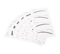 NOLITOY 6 pcs Reusable Eyebrow Stencil Kit for Beginners and Professionals Makeup Eyebrow Stickers with Compact Safe and Use Templates for Shaping and Grooming