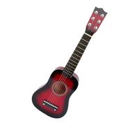 NOLITOY 6 String Wooden Acoustic Guitar for Beginner-friendly Mini Musical Instrument for Early Music Education Realistic Design Ukulele Guitar for Learning Rhythm and Confidence Building