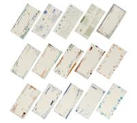 NOLITOY 600pcs Memo Sticker Pad Set with Assorted Colour, Paper Material, Delicate Design for Reminder and Easy to Use, for Border Decoration of The Account and Record Information
