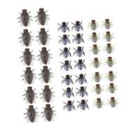 NOLITOY 60pcs Halloween Fake Blowfly Prank Creepy Realistic Model for Parties Carnivals Scaring Friends and Trick Fun