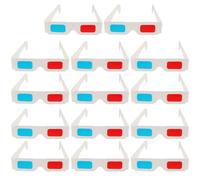 NOLITOY 60pcs Lightweight 3d Paper Glasses for Movies with Anaglyph Red Blue Lenses, Disposable Design Suitable for Ages, for Home Cinema and Outdoor Viewing