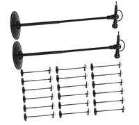 NOLITOY 60pcs Miniature Microphone Ornament with Stand for Dollhouse Decoration Realistic Tiny Mic Figurines for Role Play Creative DIY Miniature Scene Supplies