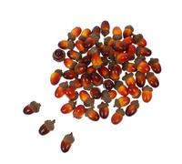 NOLITOY 60pcs Realistic Foam Acorns Lightweight Artificial Nut Decorations for Fall DIY Craft Thanksgiving Halloween Christmas Home Decor Resistant to Fading and Deformation
