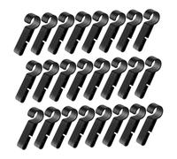 NOLITOY 60pcs Stable Headlamp Clips for Safety Helmet Plastic Hard Hat Light Mounts Anti-slip Full Brim Headlamp Holders for Camping Night Running Fishing