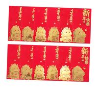 NOLITOY 60pcs Year Horse Red Envelopes Large Capacity Chinese Money Packets for Lunar Year Spring Festival Wedding Li Xi Vietnamese TET Traditional Hong Bao