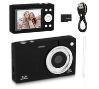 NOLITOY 64gb Retro Camera Vintage Digital Camera for Beginners Pocket for Travel and Boys and Girls Memory for Teens and Boy Girl Selfie Moments