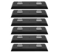 NOLITOY 6pcs 1:12 Motorcycle Model Stand Plastic Display Base for Model Bikes with Anti Slip Feature Portable Organizer Rack for Store and Office Use
