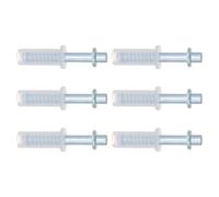 NOLITOY 6pcs 3/8” Metal Bi-fold Door Top Pivots for Folding Closet Pantry Doors Hidden Hinge Pivot Hardware Reducing Noise and Wobble Suitable for Wardrobe Sliding and Pocket