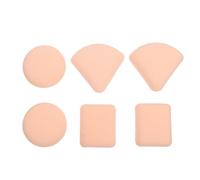 NOLITOY 6pcs Air-feel Makeup Sponges Foundation Applicators Wet and Dry Use Cosmetic Powder Set