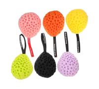 NOLITOY 6pcs Bathing Sponges Honeycomb Body Scrubbers Exfoliating Shower Wash Soft Non-Latex Bath Sponge with Quick-Dry Design for Gentle Skin Cleaning