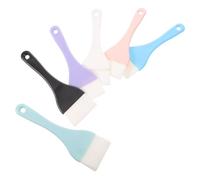 NOLITOY 6pcs Body Wrap Applicator Brush Set with Extra Wide Head and Thickened Ergonomic Handle Non-Absorbent Nylon Material for Full Body Mask Brush Routines